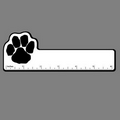 6" Ruler W/ Paw Print